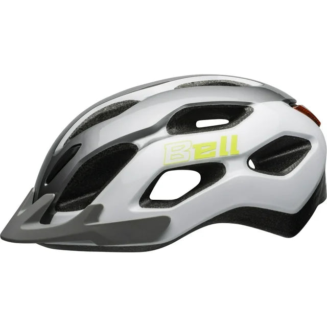 Bell Bonneville Lighted Bike Helmet, White, Titanium, Adult 14+