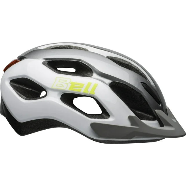 Bell Bonneville Lighted Bike Helmet, White, Titanium, Adult 14+